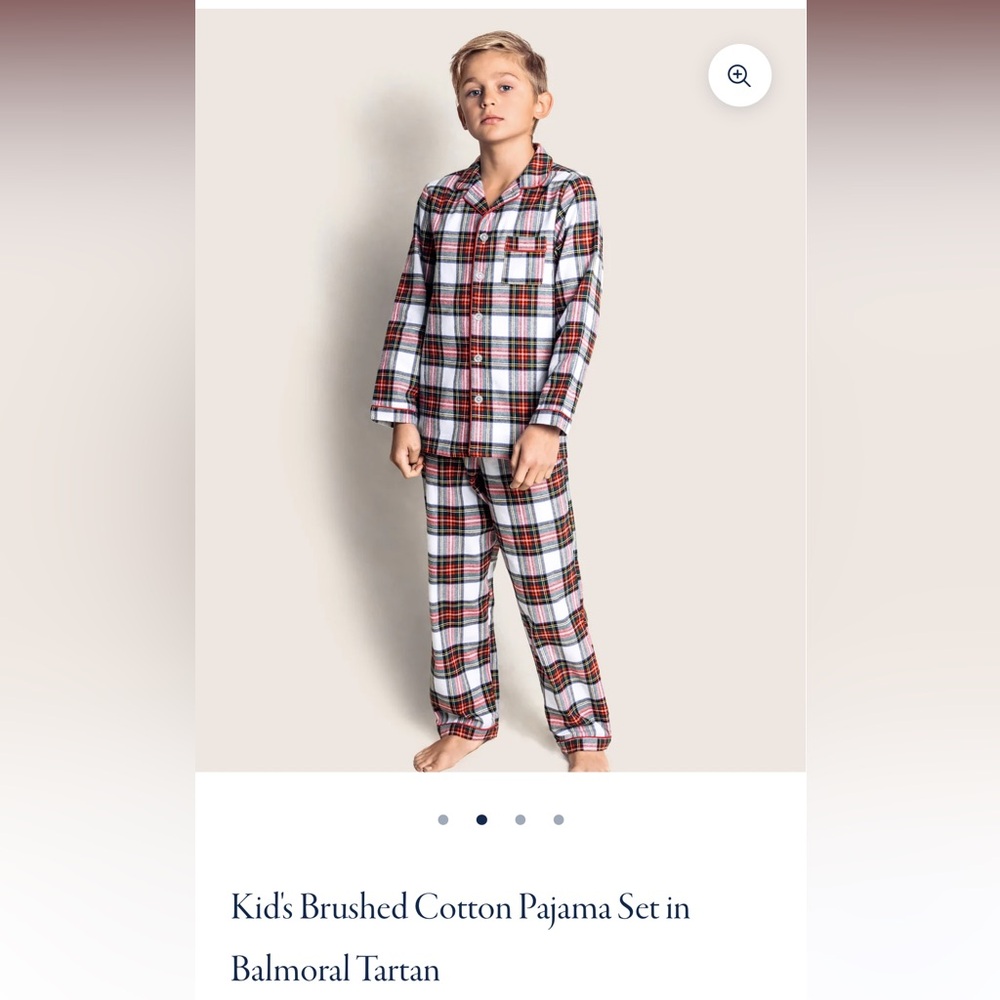 Petite Plume Balmoral Tartan Pajamas size 4